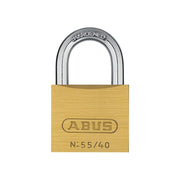 Abus Mechanical 55/40mm Brass Padlock Keyed Alike 5402 ABUS Mechanical - RockBottom Northampton 