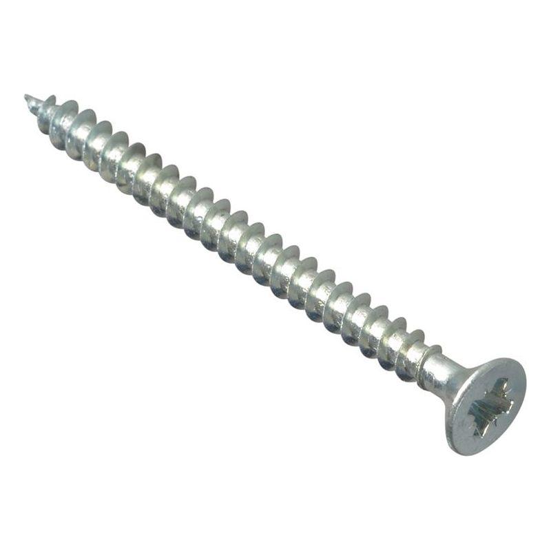 Forgefix Multi-Purpose Pozi Compatible Screw CSK ST ZP 4.0 x 50mm Forge Pack 15 ForgeFix - RockBottom Northampton