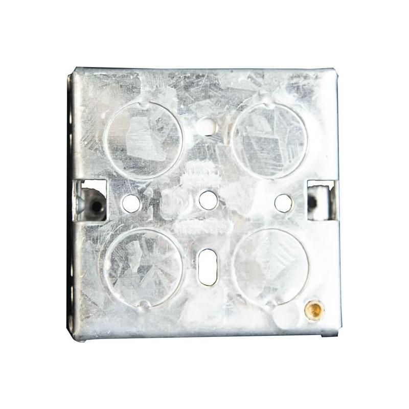 Dencon Metal Back Box 1-Gang 16mm Dencon - RockBottom Northampton