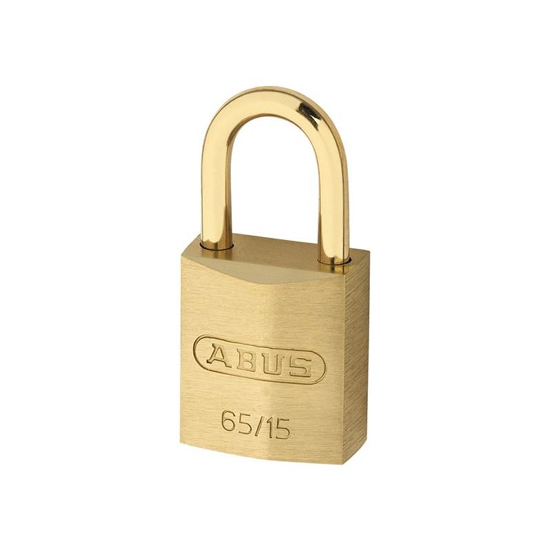 Abus Mechanical 65MB/15mm Solid Brass Padlock Keyed Alike 151 ABUS Mechanical - RockBottom Northampton 