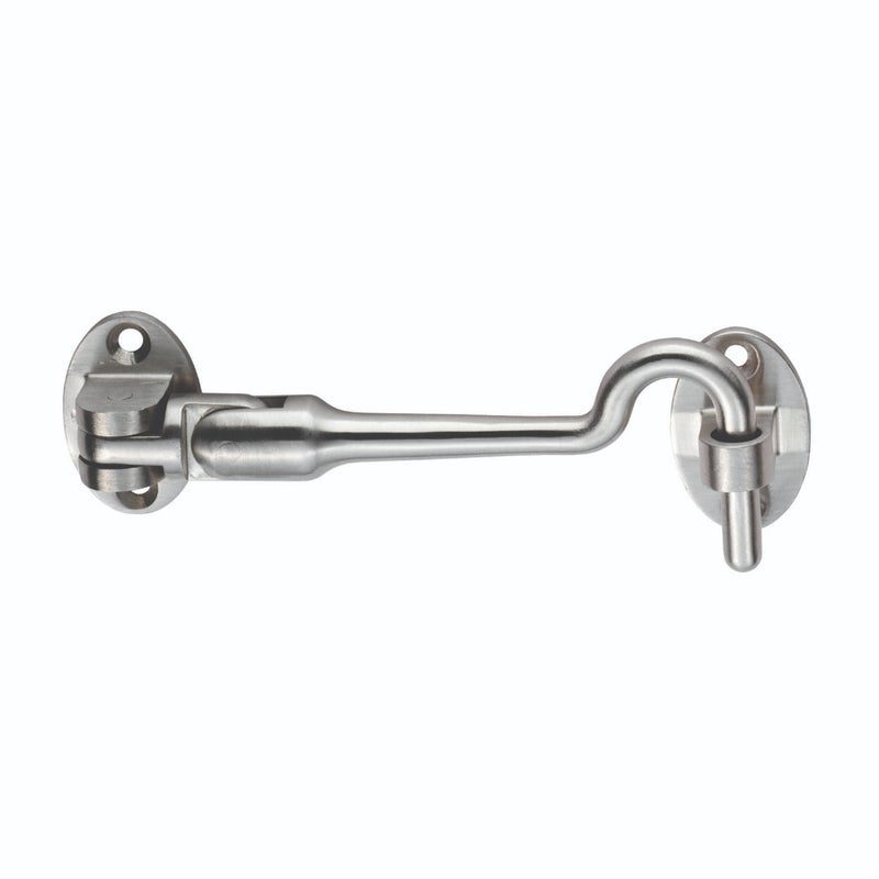 100Mm Cabin Hook Silent Pattern - Satin Stainless Steel