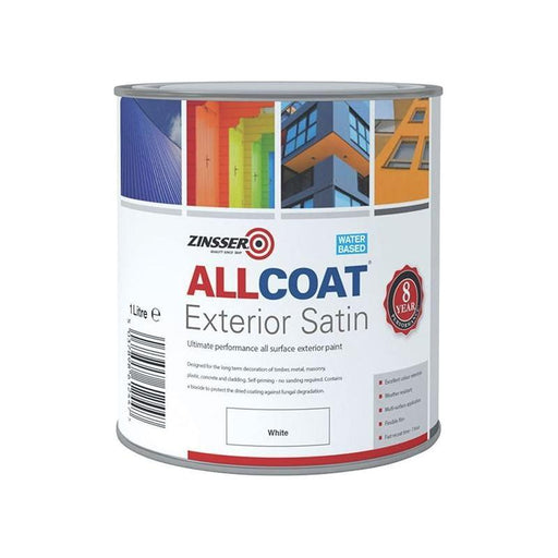 Zinsser AllCoat® Exterior White 1 litre Zinsser - RockBottom Northampton