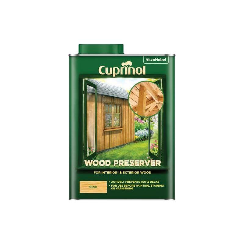 Cuprinol Wood Preserver Clear 1 litre Cuprinol - RockBottom Northampton