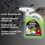 Car Wash Snow Foam High Performance Streak Free Demon Foam Pre Wash Gun 2L