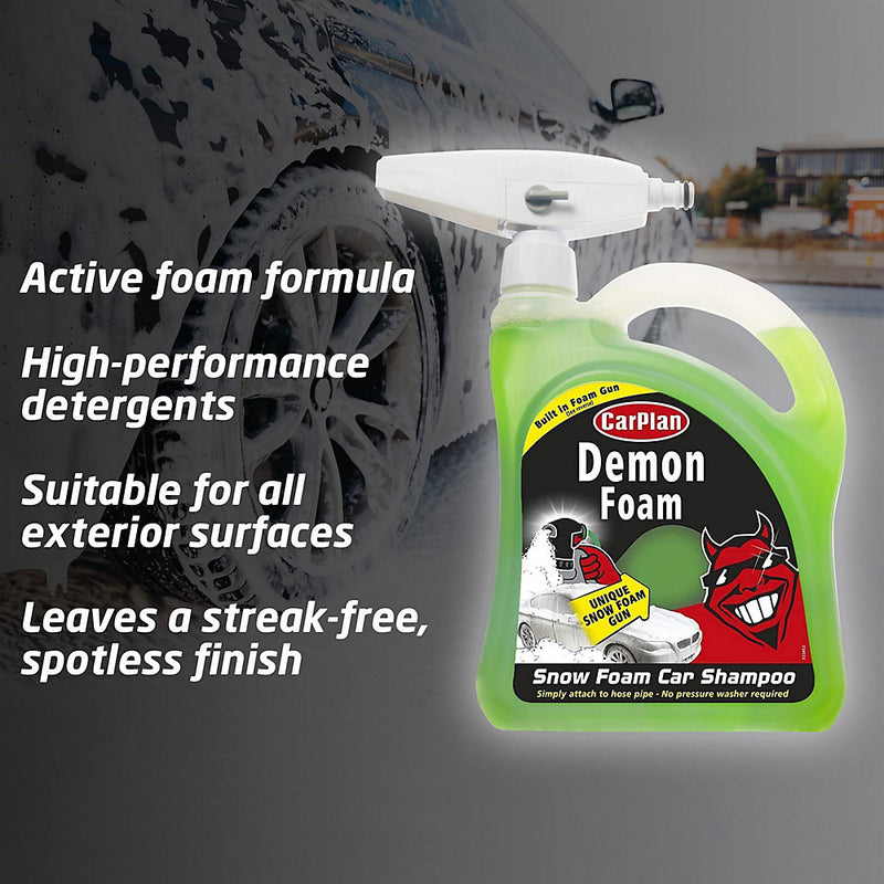 Car Wash Snow Foam High Performance Streak Free Demon Foam Pre Wash Gun 2L