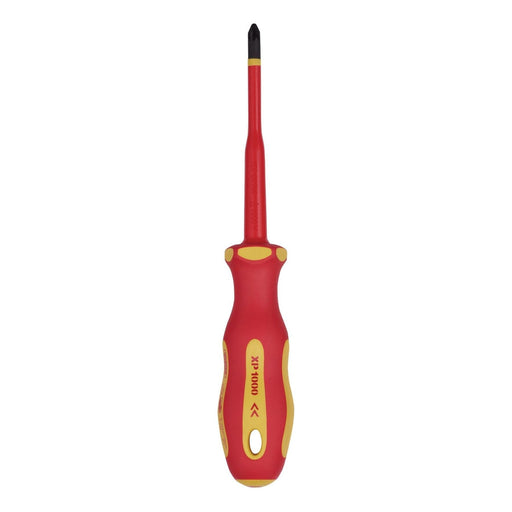 Draper XP1000 VDE Slimline PZ Type Screwdriver, No.2 x 100mm 02166 Draper - Town Tools 