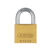 Abus Mechanical 55/40mm Brass Padlock Carded ABUS Mechanical - RockBottom Northampton 