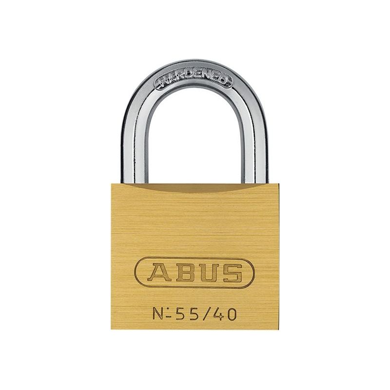 Abus Mechanical 55/40mm Brass Padlock Carded ABUS Mechanical - RockBottom Northampton 