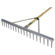 Faithfull Aluminium Landscape Rake Wooden Handle FSC 100% Faithfull - RockBottom Northampton