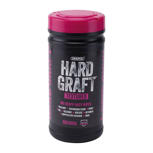 Draper Draper Hard Graft Multipurpose Textured Wipes (Tub of 100) Draper - Town Tools