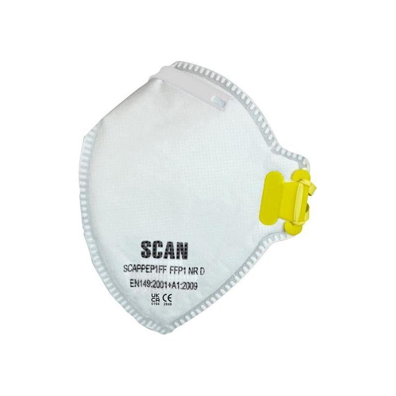 Scan Fold Flat Disposable Mask FFP1 (Pack of 3) Scan - RockBottom Nothampton