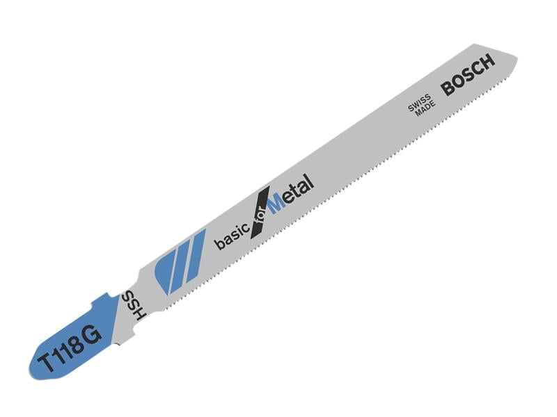 Bosch T 118 G Jigsaw Blade Heavy Duty Pack of 5
