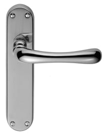 Ibra Lever On Backplate - Latch - Polished Chrome 185MM X 40MM