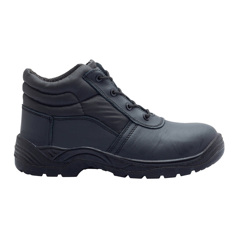 Smooth Leather Composite Chukka Black - size 10