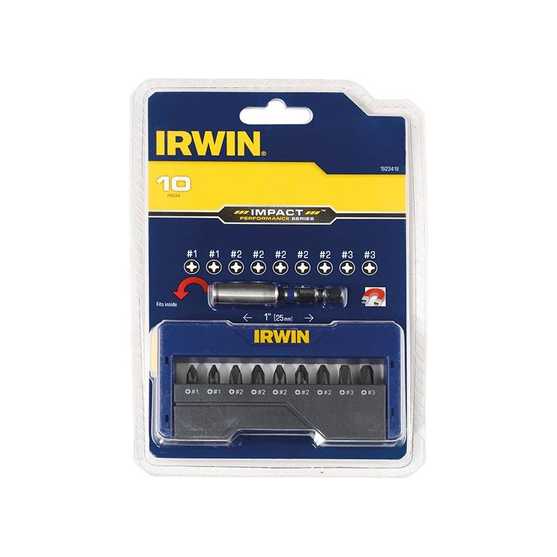 Irwin® Phillips Impact Screwdriver Bit Set, 10 Piece IRWIN® - RockBottom Northampton