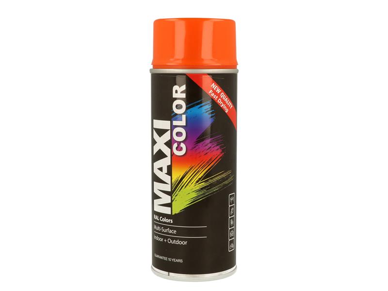 MAXICOLOR - MaxiColor Spray Gloss Pure Orange RAL2004 400ml