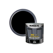 Ronseal 10 Year Weatherproof Wood Paint Black Gloss 2.5 litre Ronseal - RockBottom Nothampton