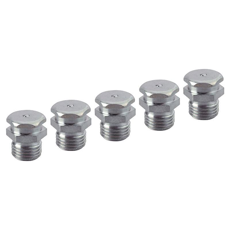 Faithfull Grease Nipple Button 1/4in BSP (Pack 5) Faithfull - RockBottom Northampton