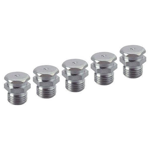 Faithfull Grease Nipple Button 1/4in BSP (Pack 5) Faithfull - RockBottom Northampton
