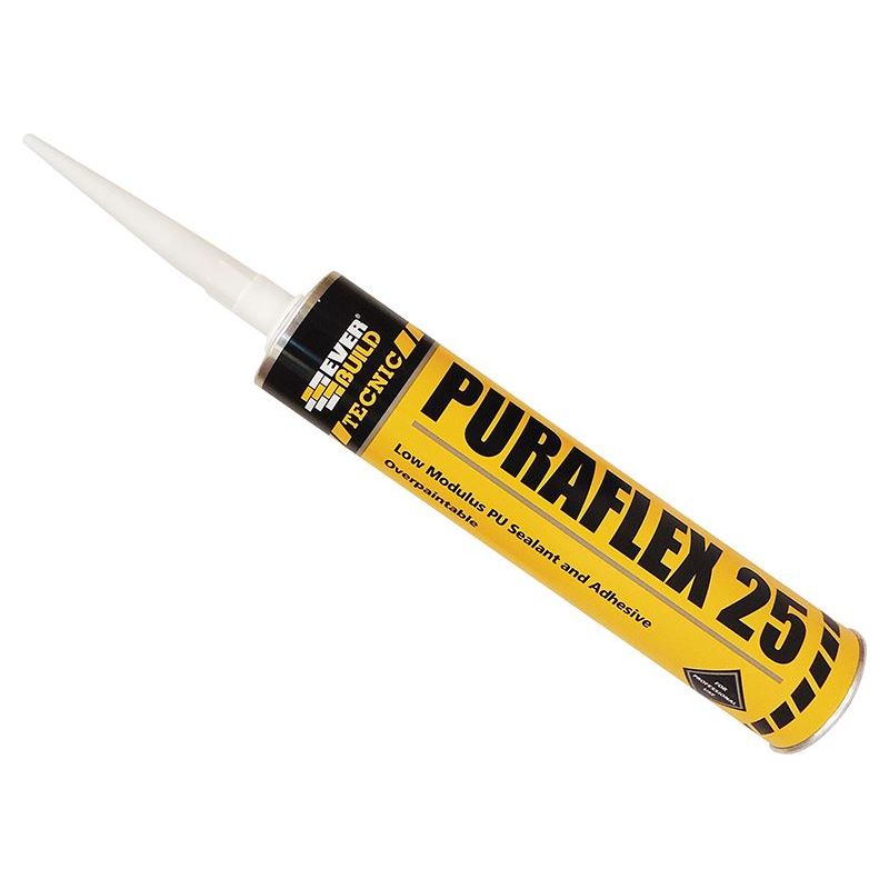 Everbuild Sika Industrial Puraflex 25 Sealant Black 300ml Everbuild Sika - RockBottom Northamptin
