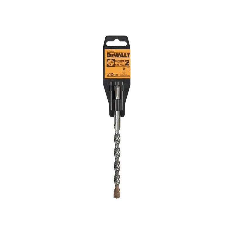 Dewalt Power Tools SDS Plus EXTREME 2® Drill Bit 12 x 200mm DeWALT Power Tools - RockBottom Northampton
