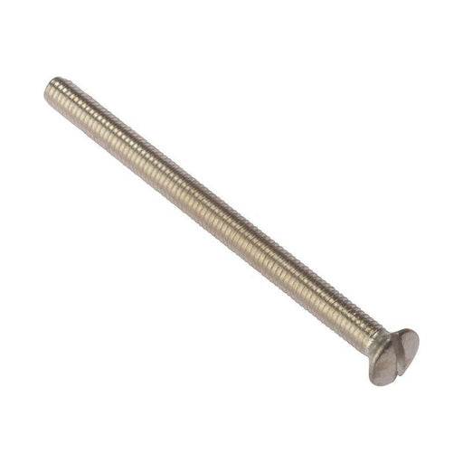 Forgefix Socket Screw Slotted Raised Head Nickel Plated 3.5 x 50mm Bag 100 ForgeFix - RockBottom Northampton