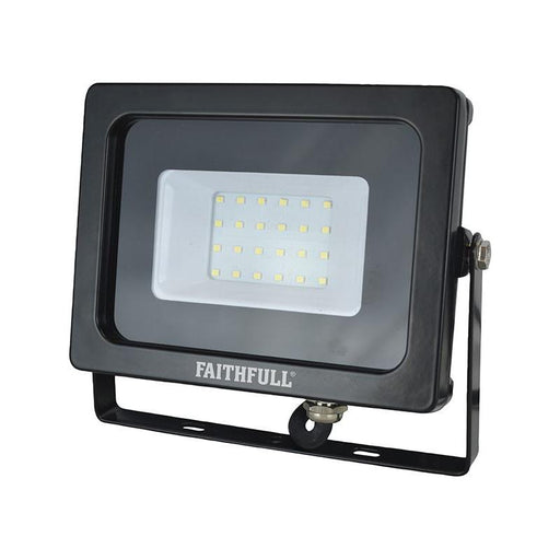 Faithfull Power Plus SMD LED Wall Mounted Floodlight 20W 1600 lumen 240V Faithfull Power Plus - RockBottom Northampton