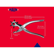 Maun Revolving Leather Hole Punch Pliers Maun - RockBottom Northampton