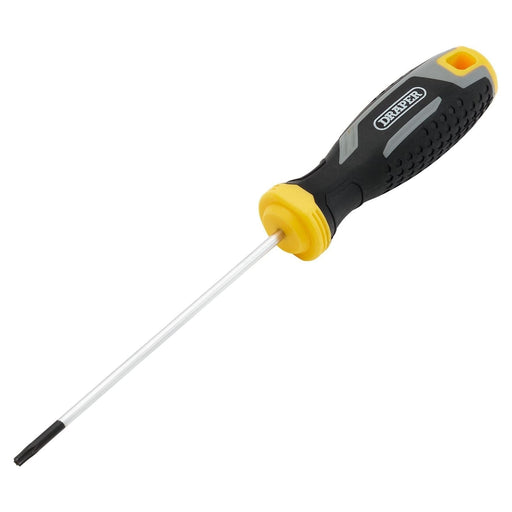 Draper Draper TX-STAR Tamperproof Soft Grip Screwdriver, T10H x 100mm Draper - Town Tools