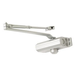 Fixed Size 3 Overhead Door Closer C/W Fig. 6 Bracket - Silver - Silver