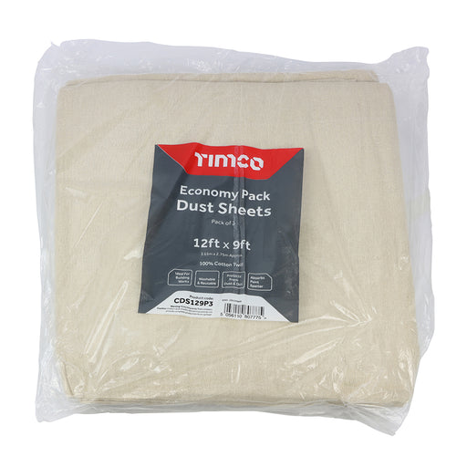 TIMCO Cotton Twill Dust Sheet