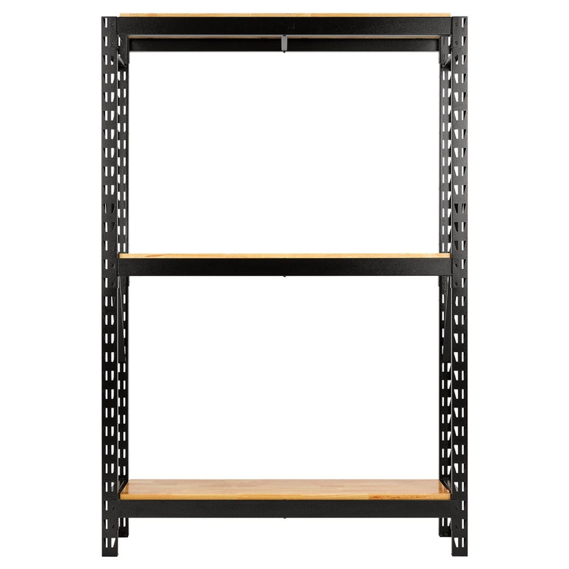 Bunker 14 Piece Modular 3 Tier Racking with Hardwood Shelving, 1500mm Draper - Town Tools