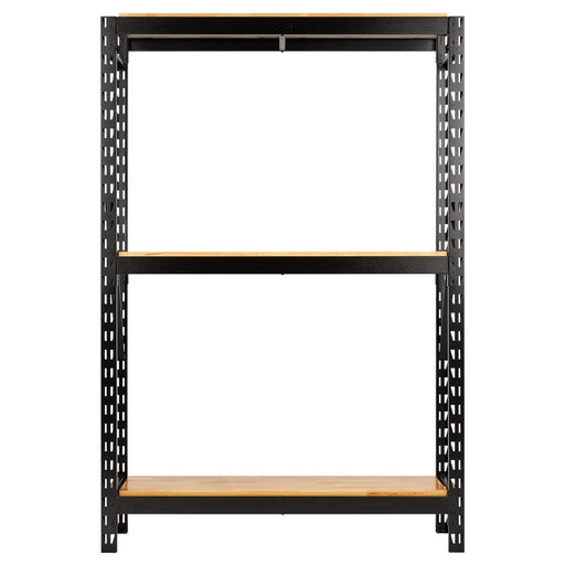 Bunker 14 Piece Modular 3 Tier Racking with Hardwood Shelving, 1500mm Draper - Town Tools