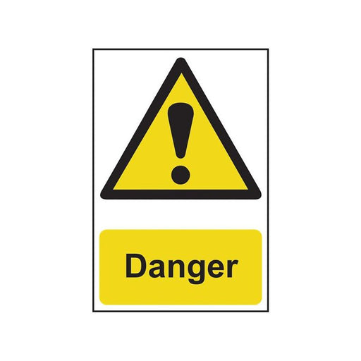 Scan Danger - PVC Sign 200 x 300mm Scan - RockBottom Nothampton