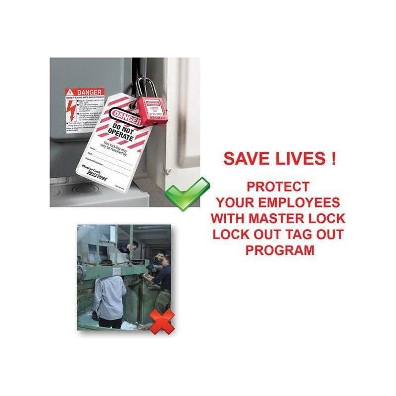 Master Lock Lockout Padlock – 38mm Body & 6mm Composite Nylon Shackle Master Lock - RockBottom Northampton