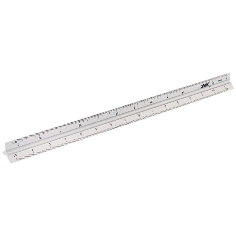 Draper Aluminium Triangle Scale Rule, 300mm 17686 Draper - Town Tools 