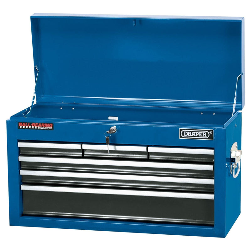 Draper Narrow Tool Chest, 6 Drawer, 24", Blue 51690 Draper - Town Tools 