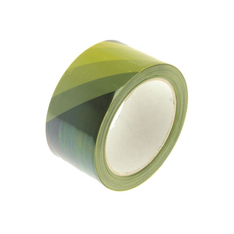 Faithfull Professional Self-Adhesive Hazard Tape Black/Yellow 50mm x 33m Faithfull - RockBottom Northampton