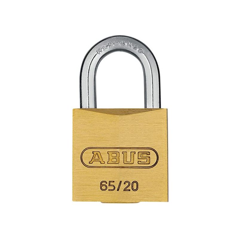 Abus Mechanical 65/20mm Brass Padlock Keyed Alike 203 ABUS Mechanical - RockBottom Northampton 