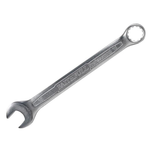 Faithfull Combination Spanner CV Satin Finish 16mm Faithfull - RockBottom Northampton
