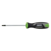 Draper Pound Thru Pozi Soft Grip Screwdriver, PZ1 x 100mm Draper - Town Tools