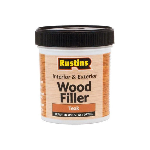 Rustins Acrylic Wood Filler Teak 250ml Rustins - RockBottom Nothampton
