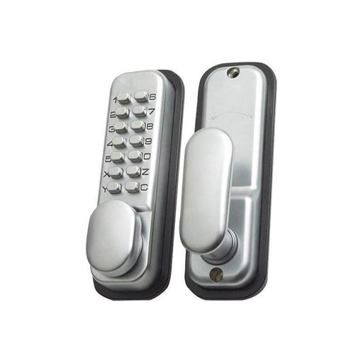 Yale Locks P-DL02-SC Push Button Door Lock Chrome Finish Hold Open Function Yale Locks - RockBottom Northampton