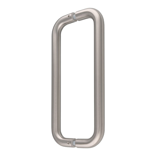 22Mm Dia. D Pull Handle - 300Mm C/C - Back To Back Fixing - Satin Stainless Steel