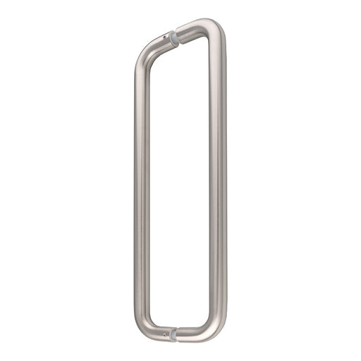 22Mm Dia. D Pull Handle - 425Mm C/C - Back To Back Fixing - Satin Stainless Steel