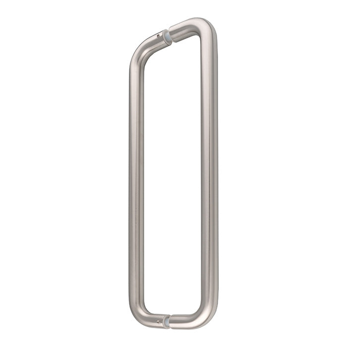 22Mm Dia. D Pull Handle - 425Mm C/C - Back To Back Fixing - Satin Stainless Steel