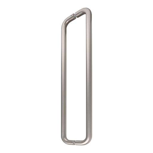 22Mm Dia. D Pull Handle - 600Mm C/C - Back To Back Fixing - Satin Stainless Steel