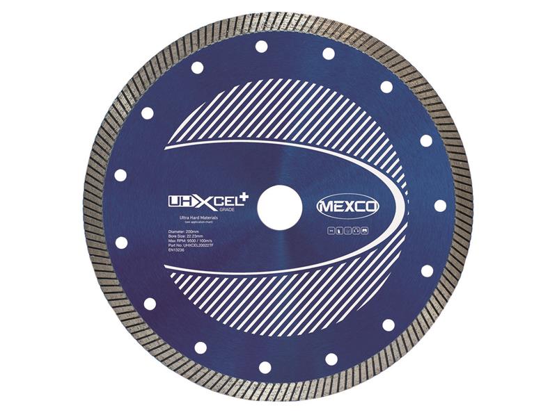 MEXCO - UHXCEL+ Ultra Hard Plus Diamond Blade 200 x 22mm
