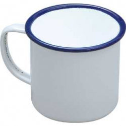 Falcon Enamel Mug - Traditional White 9cm x 568ml