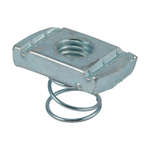 TIMCO Channel Nuts Spring Silver - M12
